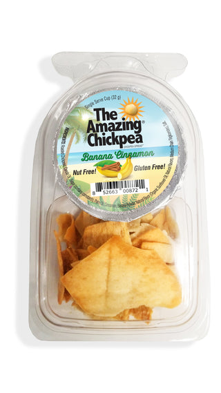 Banana Cinnamon + Pita chips