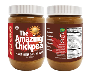 The Amazing Chickpea Maple Cinnamon Spread 16 oz Jars