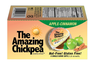 The Amazing Chickpea Apple Cinnamon Spread 1.25 oz Cups