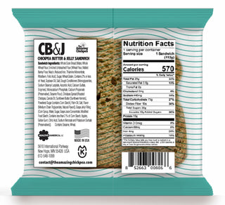 The Amazing Chickpea® CB&J™ (Creamy Chickpea Butter & Grape Jelly Sandwiches)