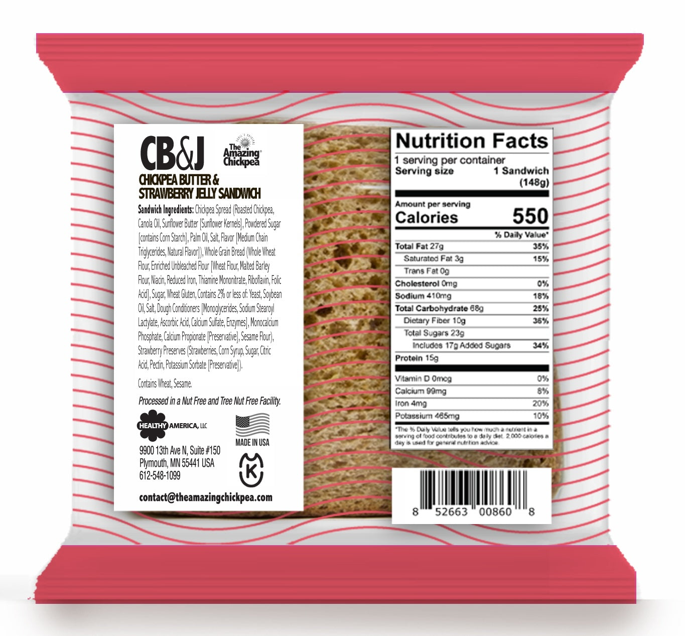 CB&J™ Creamy & Strawberry Jelly